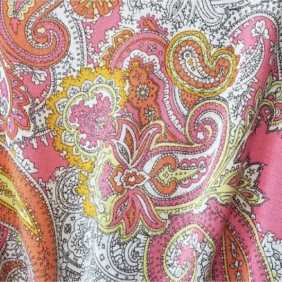 H&M Sleeveless Paisley Popover Classic Dress - Picture 3 of 7